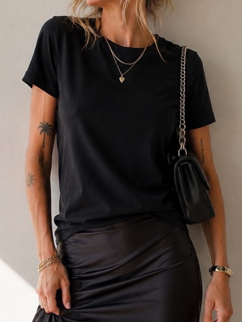 James Peres black cotton tee 3